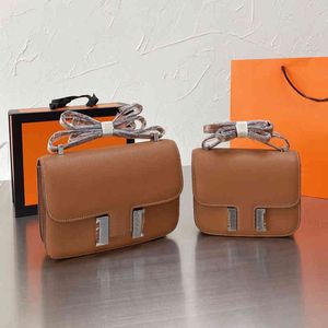 Borse a tracolla a tracolla Borsa in vera pelle Modello Luxury Handbag Buckle Leater Stewarde Claic Borse a tracolla