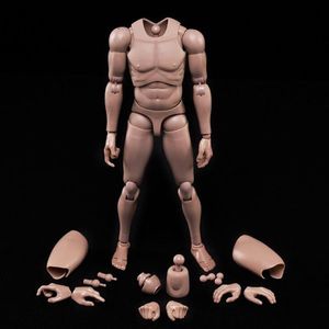 Action Toy Figures MX02-A/B 1/6 Europe Skin Male Action Figur Doll 12 '' Soldat Super Flexibel Joint Body Fit 1 6 Head Sculpt Model Toy 230227