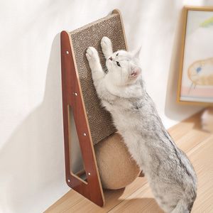 Cat Furniture Scratchers Scratcher Board Löstagbar skrapa Scraping Post för S Grinding Claw Climbing Toy Pet Supplies 230227