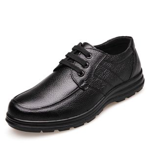 Kleidschuhe NPEZKGC Echtes Leder Männer Freizeitschuhehandgemachte Mode bequeme atmungsaktive Männer Schuhe bequeme Freizeitschuhe R230227