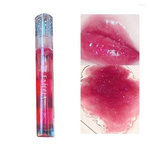 Lipgloss, 10 g, Feuchtigkeitscreme, modisch, transparent, flüssiger Lippenstift, Zubehör, glattes Make-up mit hoher Sättigung