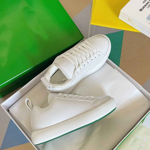 Pillow Men Sneaker Shoes White Black Green Leather Men Footwear Daily Wear Trainer Chunky Platform Sole Skateboard Walking EU38-46 Box