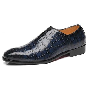 Scarpe eleganti Scarpe eleganti da uomo formali Oxford Abito in pelle PU di alta qualità Business Wedding Style Groomsman Scarpe da uomo con punta a punta R230227