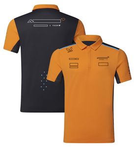 F1 Formula One racing suit short sleeve T-shirt 2024 most new casual crew neck Tee fan model team work clothes polo suit customized with the same style