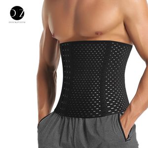 Women's Shapers Men Slimming Body Shaper Waist Trainer Trimmer Belt Corset For Abdomen Belly Tummy Control Fitness Compression Shapewear 230227