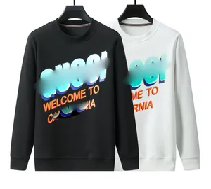 Erkekler Tasarımcı Hoodies Sweatshirtler Sonbahar ve Kış Hoodie Pamuk Erkek Zip Hoodie İnce Sweatshirt Sıcak Külot Çift Basit Baskı Kazak Toptan