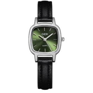 Gedi 2022 New Fashion Niche Design Sense Steel Band Quartz Watch Express Emprovament كهدية عيد ميلاد للساعات النسائية 13038