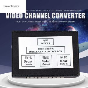 Aggiorna il convertitore di canale video inverso della fotocamera Blocco automatico Vista anteriore / laterale / Vista con questa scatola di controllo video della fotocamera con DVR per auto