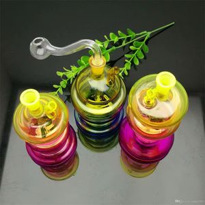 Acessórios para fumantes Supermilência de cigarro de cigarro de vidro especial multicolorido Galdes de cigarro de vidro Pyrex Burner de óleo de peito de óleo grossa Bolsas de água de vidro tubo de água