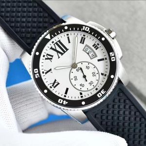 Orologio meccanico automatico da uomo 42MM cinturino in caucciù designer zaffiro impermeabile casual classico orologio di moda orologi montre de luxe