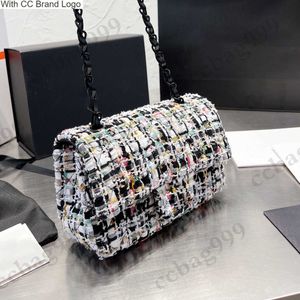 CC marka omuz çantaları kadın erken bahar mini tüvit flep çantaları klasik tasarımcı kapitone yün cüzdanlar altın metal donanım zinciri crossbody sikkiler cüzdanlar fransız