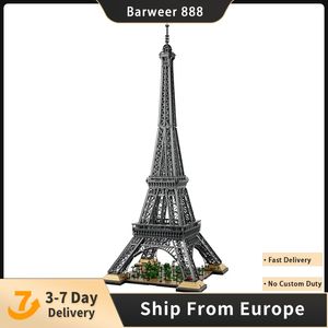 NEW ICONS Modular Buildings Block Eiffel Tower Model 10001PCS Building Blocks Bricks Toys Kids Gift Set Compatible with 10307