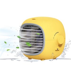 Usb Mini Tragbare Klimaanlage Fan Luftbefeuchter Persönliche Desktop Luftkühlung Fan Windmühle Fan Für Office Home