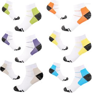 Sports Socks Running Compression Anti Fatigue Pain Relief Stockings Men Women Varicose Veins Cycling Soccer Short