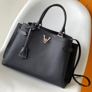 Classic Authentic Designer Bag Women's Leather Handbag 53730 Mode Top Quality Bag One Shoulder Messenger Bag All Steel Hardware kan använda som en gåva