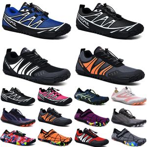 Sapatos aquáticos praia homens homens sapatos nadar mergulhando preto vermelho laranja branco rosa ao ar livre descalço tamanhos de seco rápido eur 36-45