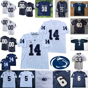 NEUE Fußballtrikots Custom PSU Penn State NCAA College Football Jersey Jesse James Jack Crawford DaQuan Jones4 Wake Miles Sanders Miller Windsor Franco Harris