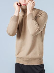 Męskie swetry kaszmirowe sweter mężczyźni pullover jesienne zimowe golf miękki ciepły kaszmirowy sweter sweter z dzianiny swetry 230228