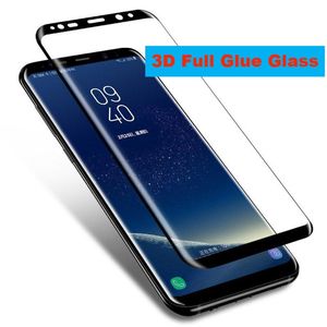 Tutti i modelli Protettore schermo Glass temperata curvo 3D 3D per Samsung Galaxy S23 S22 S21 S20 Nota 20 Ultra S10 S8 S9 Plus Note 10 Pro Note8 Full Glue P40Pro S10 S23 Ultra