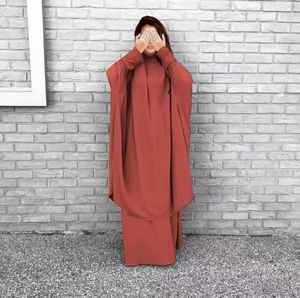 2023 Etnik Giysiler Eid Kapşonlu Müslüman Kadınlar Başörtüsü Elbise Dua Giyim Jilbab Abaya Long Khimar Ramazan Elbisesi Abayas etek setleri İslami Giysiler