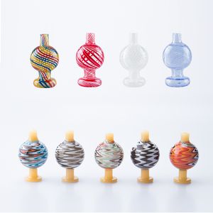 CSYC Smoking Accessories US Colored Cyclone Carb Cap With spinning air hole Caps for Terp Pearl Quartz Banger Nail Bubbler Dab Rig