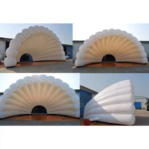 Igloo grande cenário inflável capa branca shell cúpula tendas e abrigos festas pátio para concerto de música para eventos de casamento