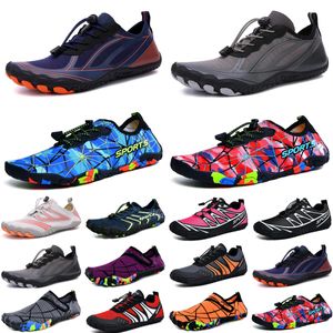 Scarpe da scoglio Spiaggia Donna Scarpe da uomo Nuoto Immersione rosa viola nero grigio giallo Outdoor Barefoot Quick-Dry taglia eur 36-45