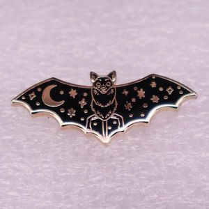 Spille XM-funny Weird Goth Pipistrello succhiasangue Spilla Accessori per la personalità Zaino Badge Cappello