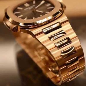 Luksusowe zegarki 40mm pp5711 8.3mm SUPERCLONE PP zegarek różowe złoto modyfikacja pakietu usługa aktualizacji stali