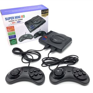 SG816 Super Retro Mini Video Game Player Console For Sega Mega Drive MD 16BIT 8 BIT 605 Different Builtin Games 2 Gamepads