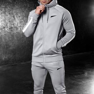 Herrmode Träningsoveraller Casual Hoodie Träningsoveraller Herr Sportstil Träningsoverall Klassiskt tryck Jogging Gym Träningsbyxor Set Herr Träningsoverall 23SS