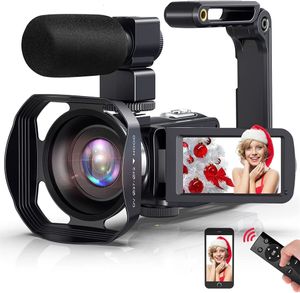 Kamery cyfrowe 4K Ultra HD Vilogging dla YouTube 3 0 cala 48MP 18X Zoom WIFI kamera internetowa kamera na żywo 230227