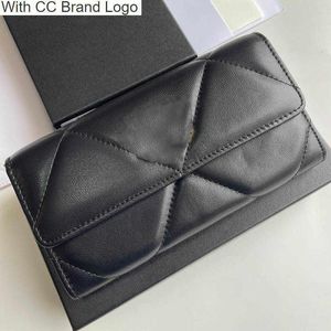 CC Brand Wallets 19cm Trend Women Luxury Designer Wallet Bag Big Caviar Cowhide Matelasse Leather Multi Pochettes Classic Handbag Coin Club Birkin