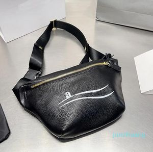 bum bag belt bag women fanny pack Leather waist bags bumbag handbags womens fashion classic black handbag 99