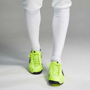 Meias de meias masculinas Meias de esgrima profissional Crianças brancas de algodão adulto Meias de esgrima para adultos Projeto espessado protege contra meias de joelho suor Z0227