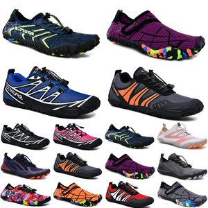 Scarpe da acqua Spiaggia bianca Scarpe da donna da uomo Swim Diving nero rosso Outdoor Barefoot arancione blu rosa Quick-Dry taglia eur 36-45