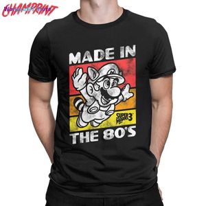 Erkek tişörtleri 80'lerde yapılan şaşırtıcı 1982 T-shirt erkekler yuvarlak boyun 100% pamuk tişört 1980 40. doğum günü kısa seve tees benzersiz kıyafetler 0228h23