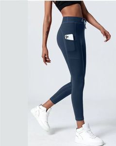 LL Women Yoga Leggings Women Girls Jogger Pants Running Ladies Casual Adult Sportswear Exercise Fitness Wear