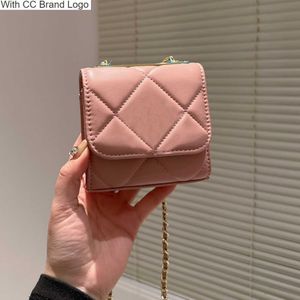 CC Brand Shoulder Bags 23Ss Trend Holiday Mini Case Flap Bags Classic Lambskin Diamond Quilted Gold Metal Sheet Chain Crossbody Women Coins Purse Lipstick Case