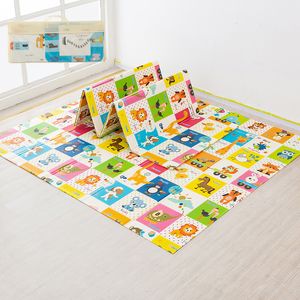 Tappetini da gioco Tappeto strisciante pieghevole Tappeto per attività di gioco per bambini Coperta pieghevole Giocattoli educativi Tappetino da gioco per bambini Tappetino da gioco per pavimento morbido XPE impermeabile 230227