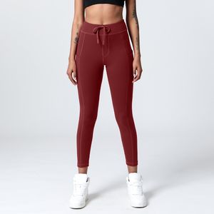 LL Women Yoga Leggings Women Girls Jogger Pants يديرن السيدات غير الرسمي للبالغين للملابس الرياضية.