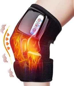 Wiederaufladbare Heizung Knie-Massagegerät Ferninfrarot-Gelenkphysiotherapie Ellenbogen-Knie-Pad Vibrationsmassage zur Schmerzlinderung