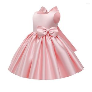 Vestidos de menina meninas de meninas para crianças aniversário tutu vestidos vestido de batismo de casamento 1-6y