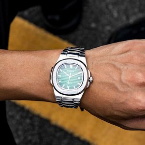 Luxury Watches 3k 40mm 3K pp5711 8.3mm SUPERCLONE PP watch Simple China-Chic men's classic business steel band casual small 39J8