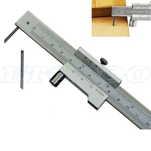 Pinças vernier pinça de marcação de 0-200mm com agulha de scriber de carboneto Régua de medição de medição paralela Ferramenta de instrumento 230227