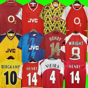 maglie da calcio retrò ARSENALL Highbury Highbury Pires Reyes 2004 02 03 05 06 92 93 Bergkamp Adams Persie Galla v Persie 88 89 90 maglia da calcio vintage classica Arsens