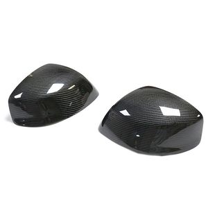 Car Carbon Fiber Side Mirror Cover Caps for Honda Civic 9th Without Light Rearview Mirrors Shell