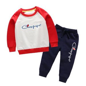 top and top Baby Clothing Sets Baby Boy Girls Clothes 2PCS Outfits Tops Pants Tracksuit Sports Clothes