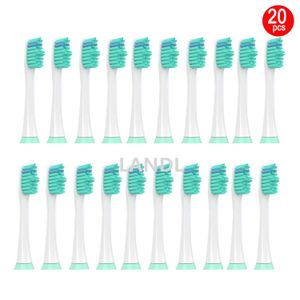 Toothbrushes Head 20pcs Replacement for Electric Toothbrush Heads for Sonicare Flexcare HX6014 Clean Healthy White EasyClean PowerUp Elite 230227
