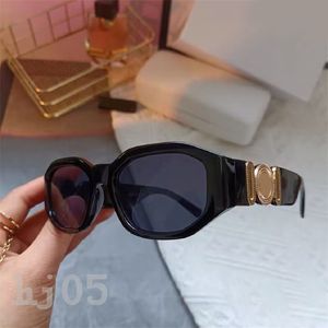 Retro-Designer-Brille, Luxus-Sonnenbrille für Damen und Herren, schwarz-weißer Rahmen, vergoldetes Metall, Gafas de Sol, Party im Freien, Hip-Hop-Sonnenbrille, PJ008 C23